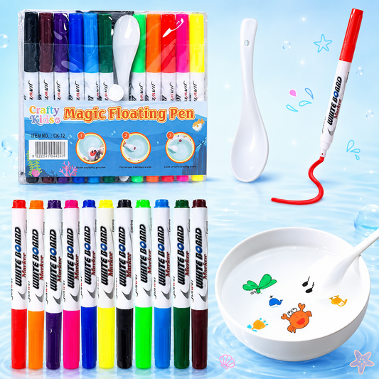 Water Art Magic Pens | Draw, Float & Reuse |🔥Buy 1 Get 1 Free 🔥