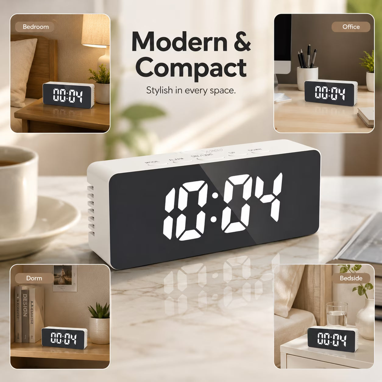 Digital Alarm Clock for Heavy Sleepers