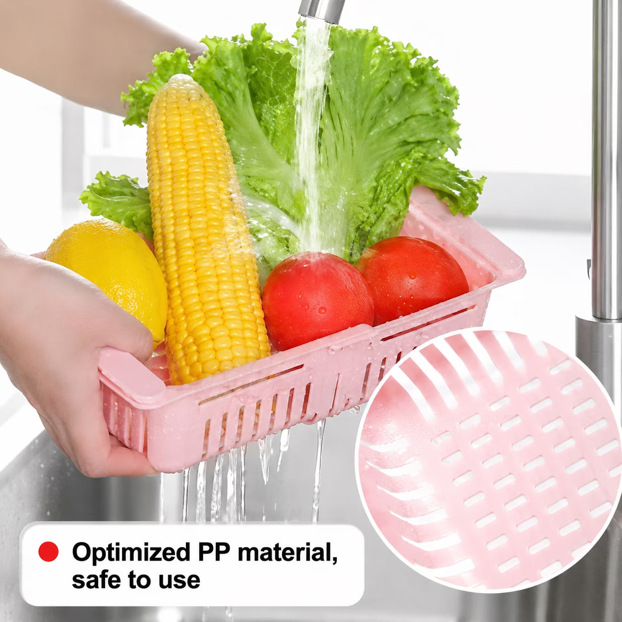 Adjustable Fridge Storage Organizer– For Fruits, Vegetables & Snacks 🥦🍎