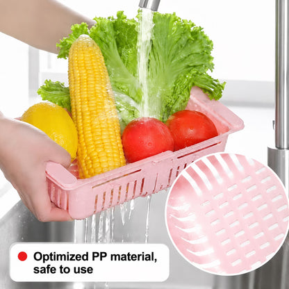 Adjustable Fridge Storage Organizer– For Fruits, Vegetables & Snacks 🥦🍎