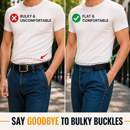 Buckleless Belt Hook | Easy Wear, Secure Hold | 60% off 🔥