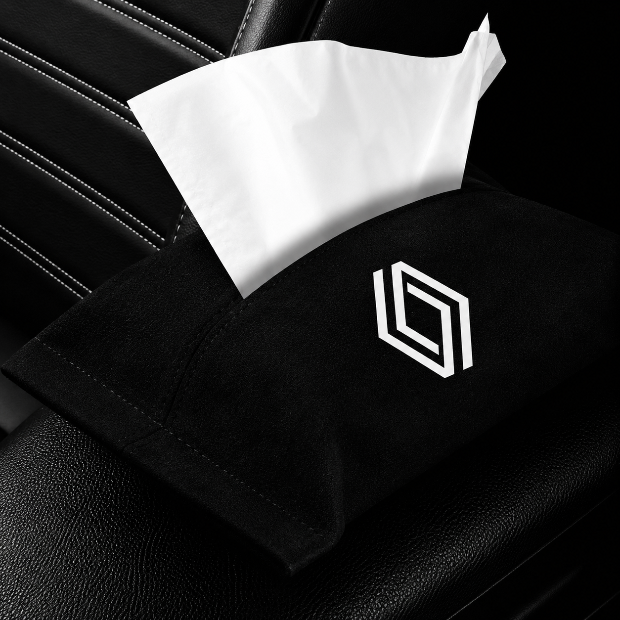Premium Car Tissue Box  | Keep Your Car Clean | Premium Interior Style | Buy 1 Get 1 Free🔥