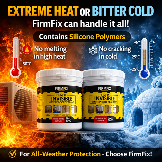 FirmFix Invisible Waterproof Sealant | Seals Cracks & Stops Leaks | 🔥 Buy 1 Get 1 FREE 🔥
