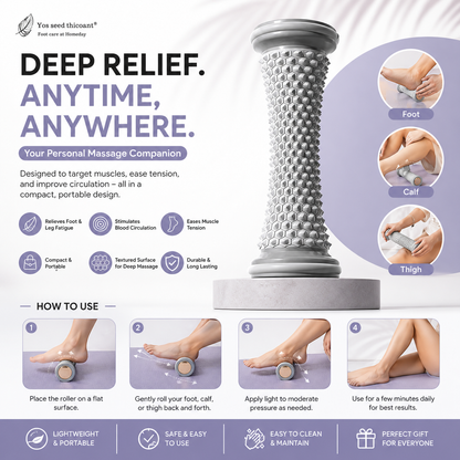 Foot Massager Therapy Roller | Deep Tissue Foot Pain Relief | 50% OFF Today 💥