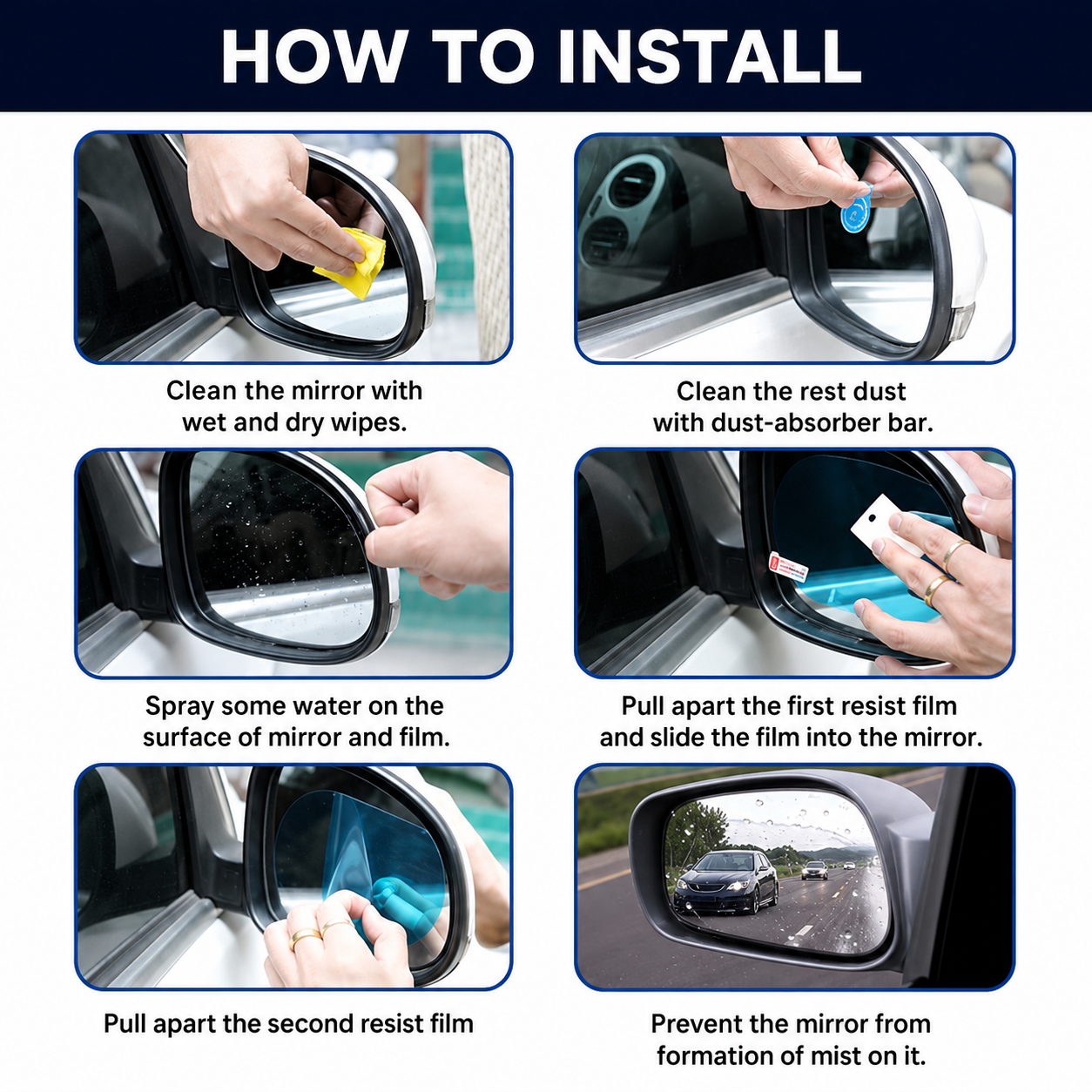 ZeroFog Protection Film | Safer Day & Night Driving