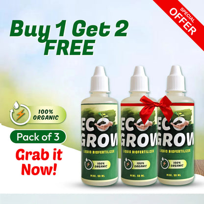 EcoGrow™ - 100% Organic Plant Boost Biofertilizer | BUY 1 GET 2 FREE 🔥