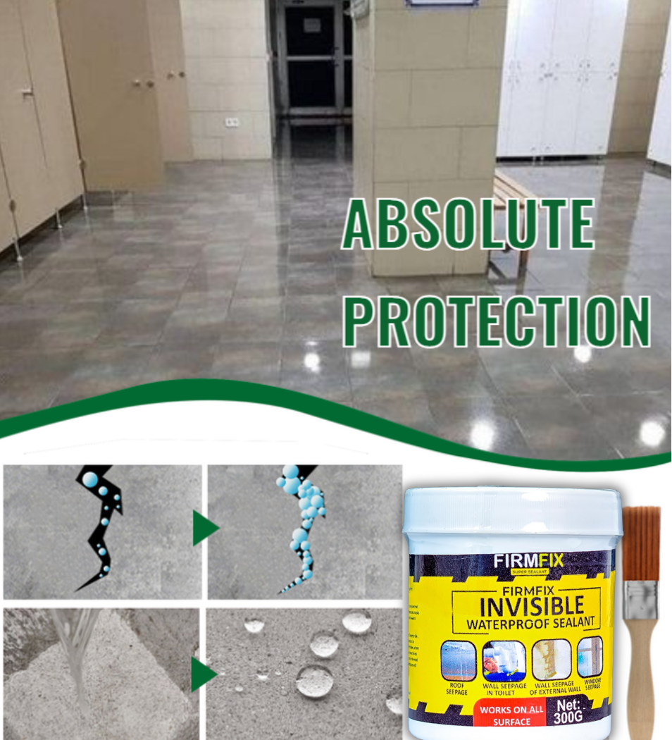 FirmFix Invisible Waterproof Sealant | Seals Cracks & Stops Leaks | 🔥 Buy 1 Get 1 FREE 🔥