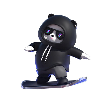 Car Mounted Sliding Cartoon Bear Toy