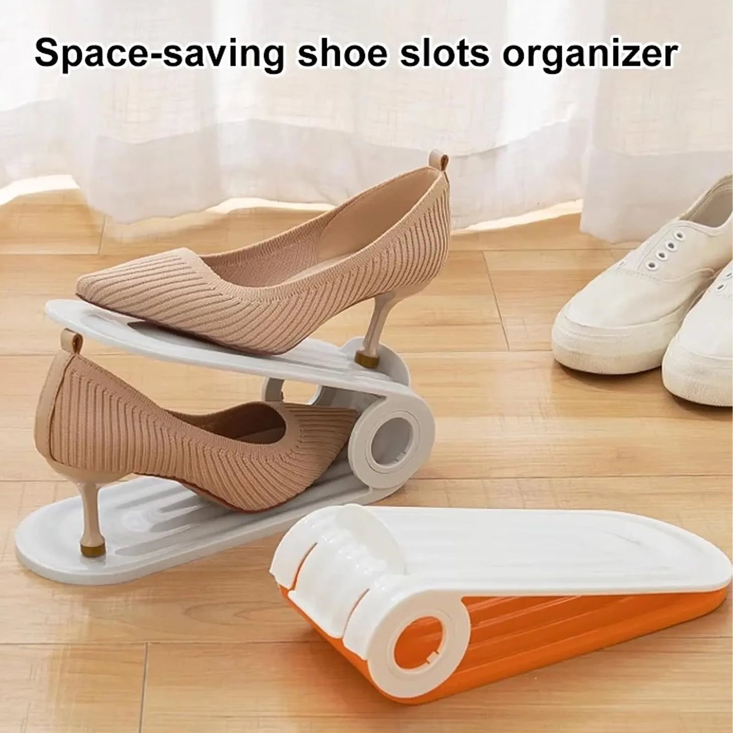 Adjustable Shoe Rack Organizer | Fits All Shoe Sizes | 2x Storage Capacity 🔥