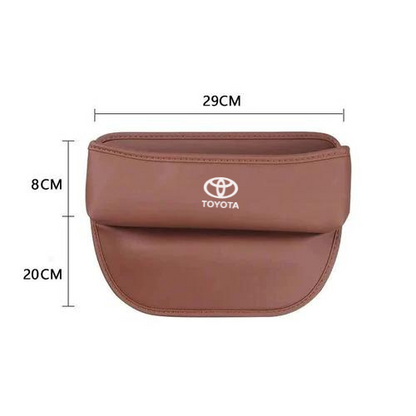 Premium Leather Soft Car Seat Storage box