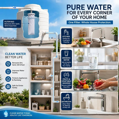 Micron Water Tank Filter | Removes Dirt & Rust | Buy 1 Get 1 Free 🔥