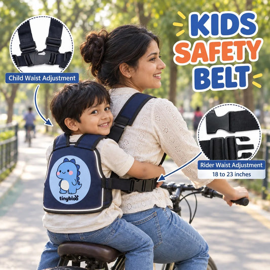 🛵 Kids Safety Belt | Two Wheeler & Scooter Child Harness | 60% OFF 🔥