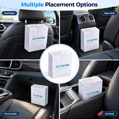 Disposable Car Trash Bags | Waterproof &amp; Multipurpose Car Garbage Bags