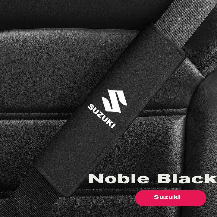Car Seat Belt Suede Shoulder Protector | Pressure-Free Seat Belt Cover | Pack of 2🔥