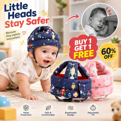 Baby Head Protector | Soft & Lightweight Safety Helmet | Buy 1 Get 1 Free🔥