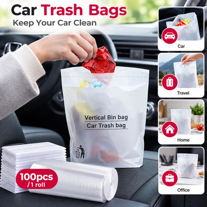 Disposable Car Trash Bags | Waterproof &amp; Multipurpose Car Garbage Bags
