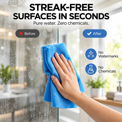 Reusable Magic Cleaning Cloth | Streak-Free &amp; Super Absorbent | 60% OFF 🔥