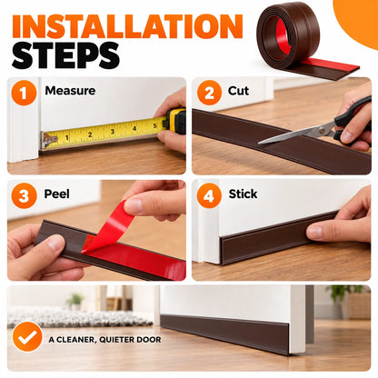 Door Bottom Seal Strip | Dust & Insect Protector | Buy 1 Get 1 Free 🔥