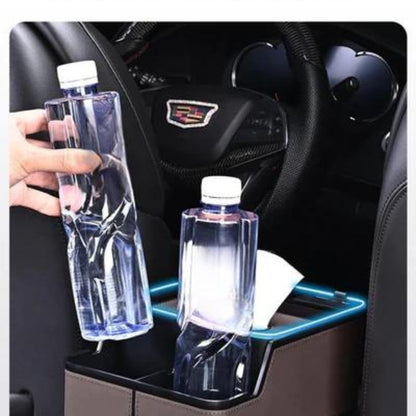 Car Logo LED Light Phone Charging Storage Box