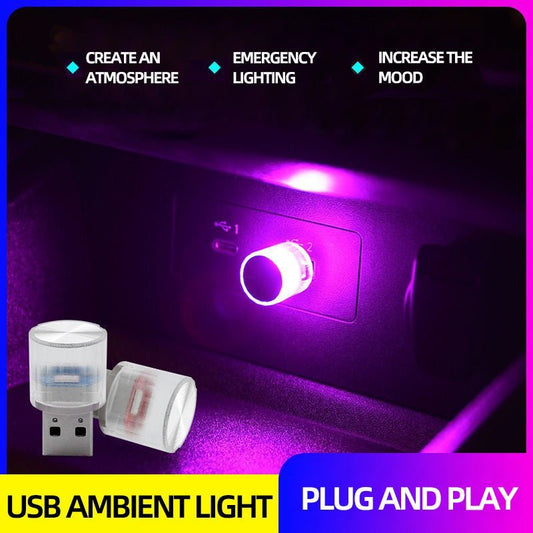 Car Mini USB LED Decorative Lamp