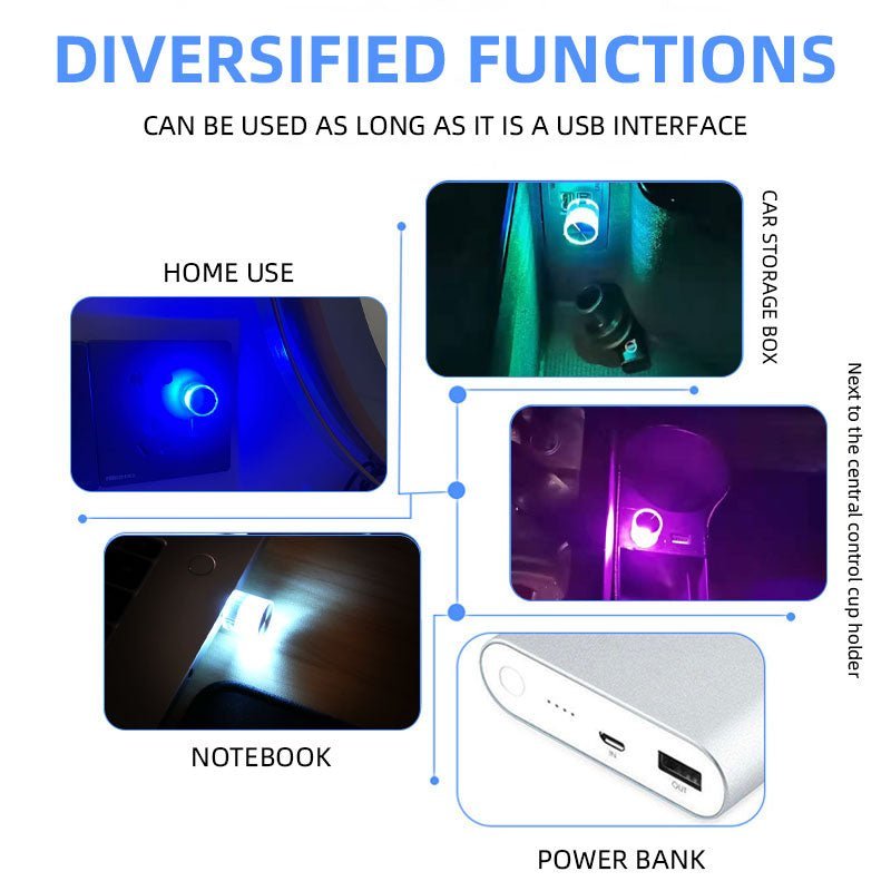 Car Mini USB LED Decorative Lamp