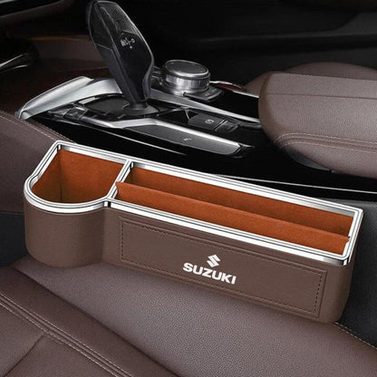 Car Storage Box With Cup Holder