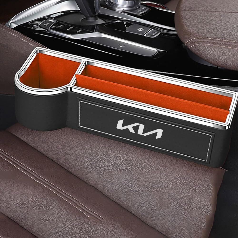 Car Storage Box With Cup Holder