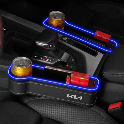 Car Storage Box With Led Light And Two USB Charging Point