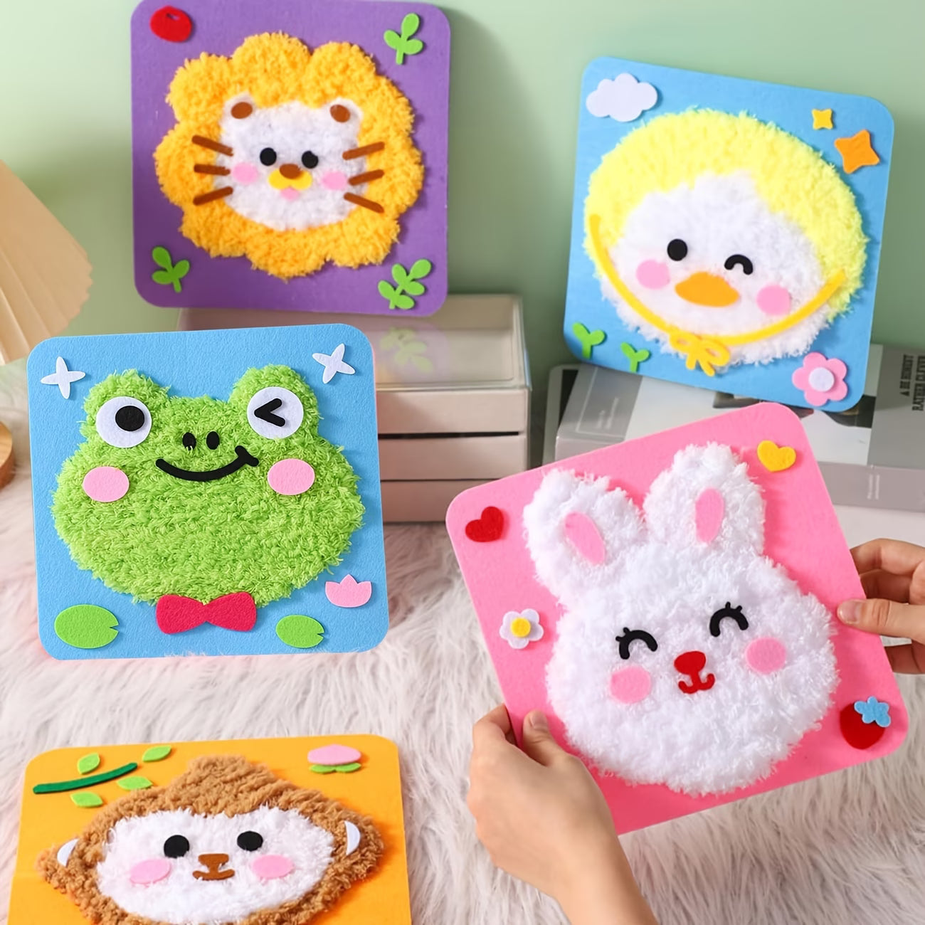 Needle Art Kit – DIY Creative Craft Set for Kids (Ages 3+) | Boosts Creativity, Focus & Hand-Eye Coordination