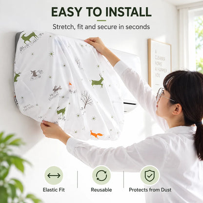 Indoor AC Cover | Dustproof & Water-Resistant Protection | 60% OFF🔥