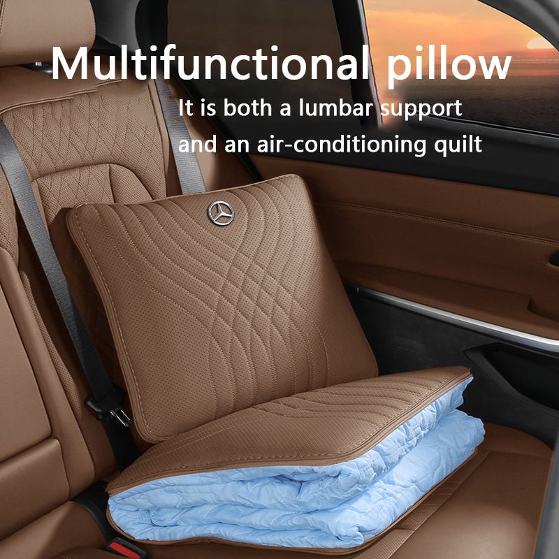 Dual-Purpose Car Logo Pillow