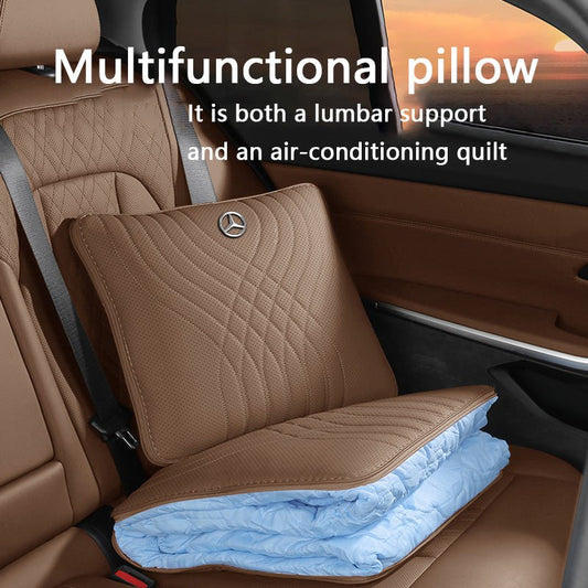 Dual-Purpose Car Logo Pillow