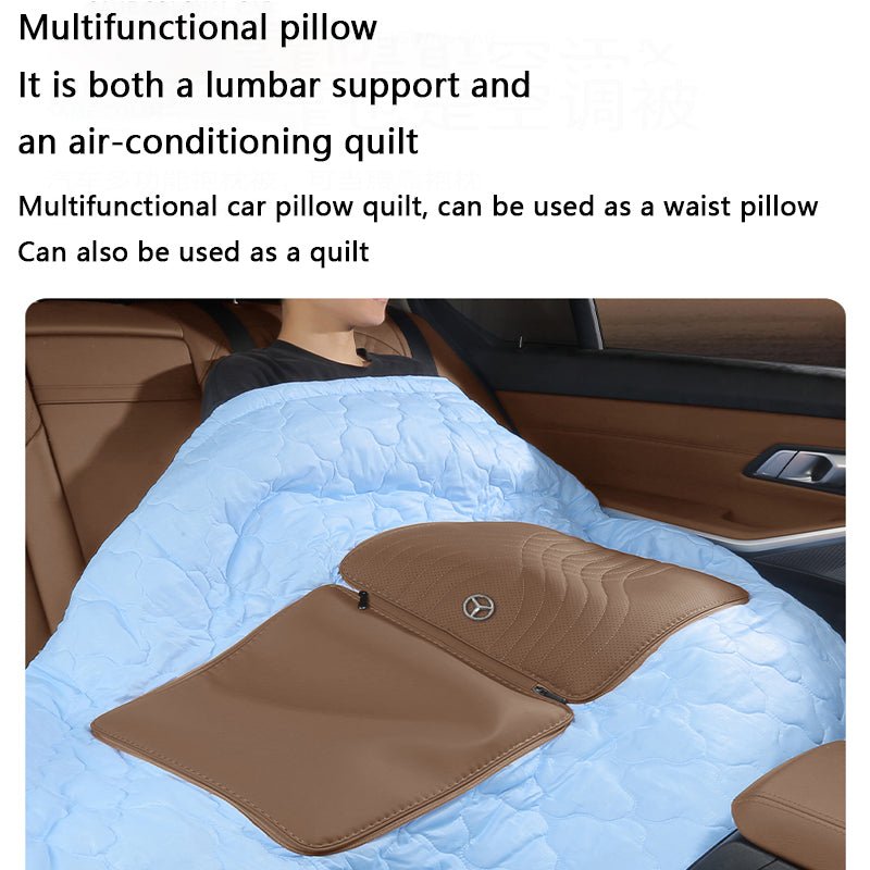 Dual-Purpose Car Logo Pillow