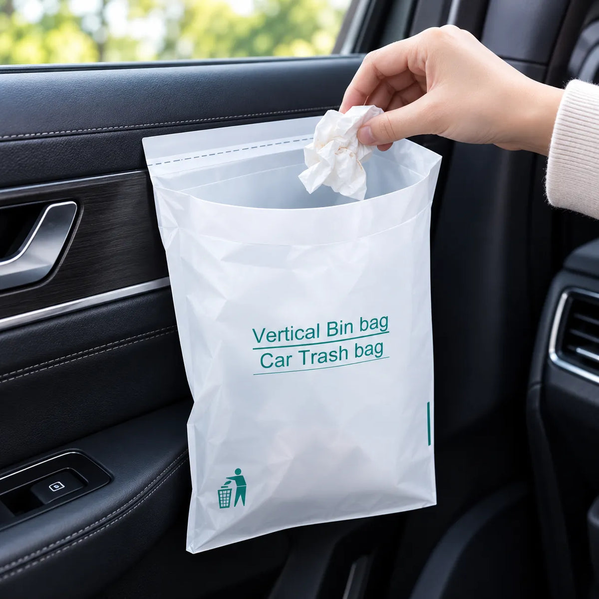 Disposable Car Trash Bags | Waterproof &amp; Multipurpose Car Garbage Bags