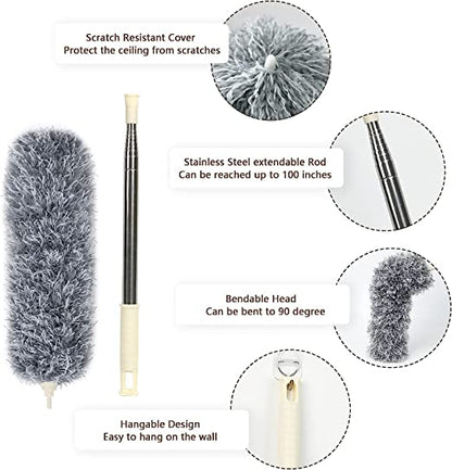 Extendable Micro-fiber Feather Duster