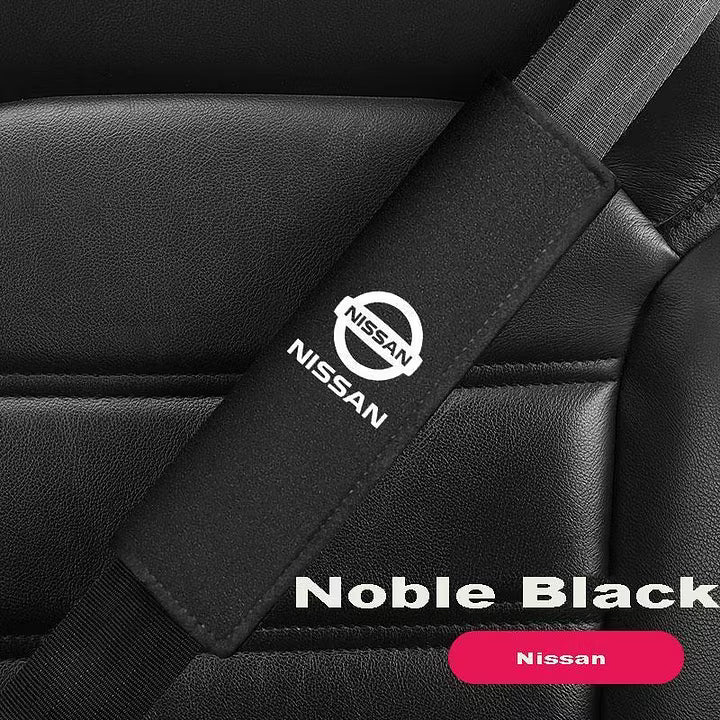 Car Seat Belt Suede Shoulder Protector | Pressure-Free Seat Belt Cover | Pack of 2🔥