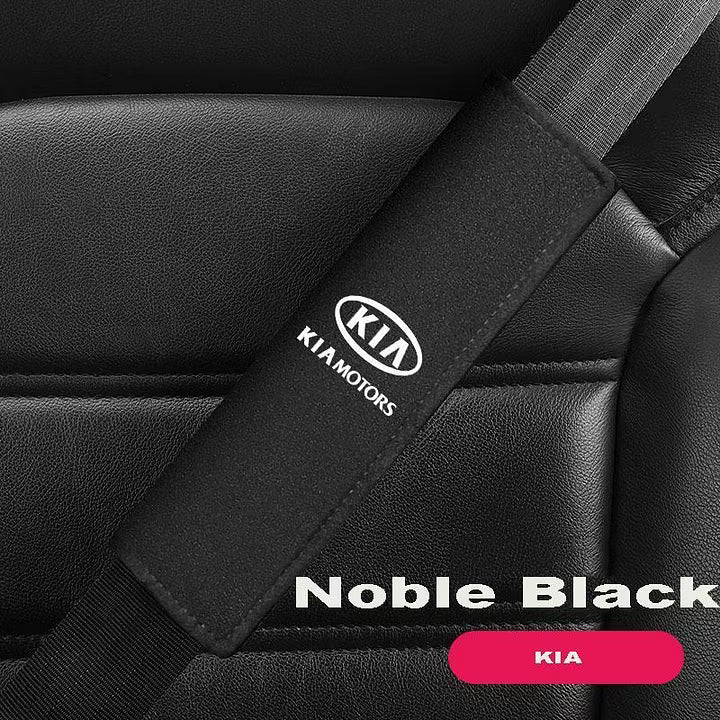 Car Seat Belt Suede Shoulder Protector | Pressure-Free Seat Belt Cover | Pack of 2🔥