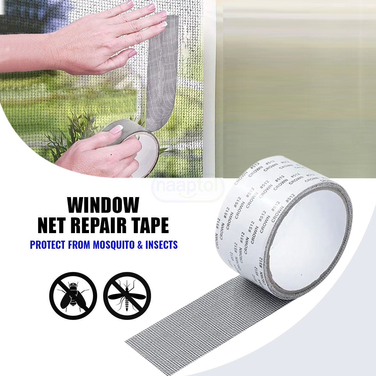 Self-Adhesive Net Repair Tape | Heavy-Duty Mesh Repair | 60% Off🔥
