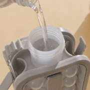 2-in-1 Portable Ice Cube Maker & Storage Bottle