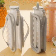 2-in-1 Portable Ice Cube Maker & Storage Bottle