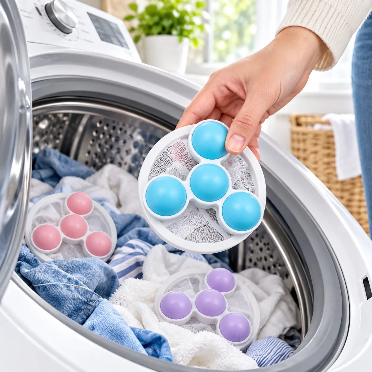 Reusable Washing Machine Hair Remover | Lint Catcher | Buy 2 Get 2 Free🔥
