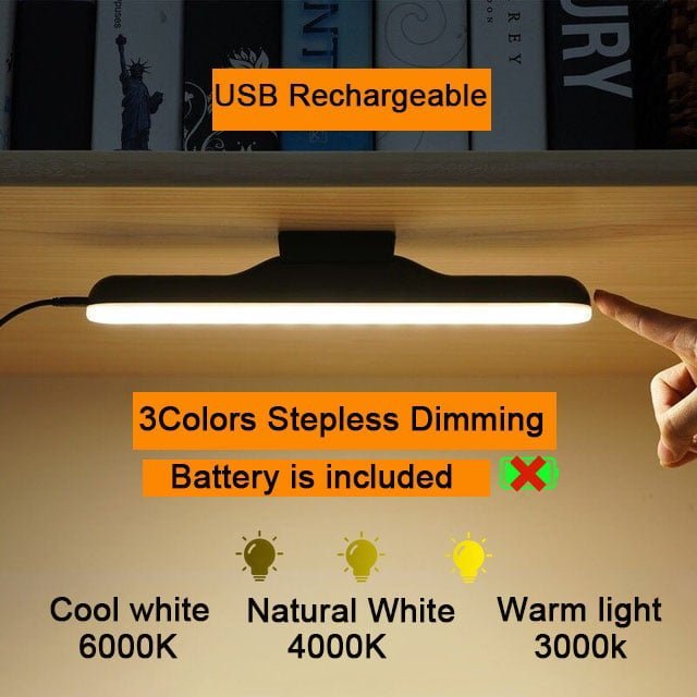 LED Eye Protection Magnetic Desk Lamp Long Battery Life