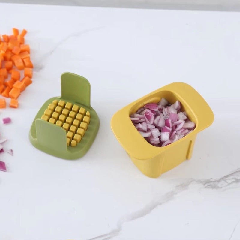 Mini kitchen hand press vegetable cutter