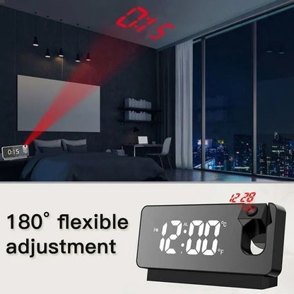 Mirror Projection Alarm Clock - 50% OFF