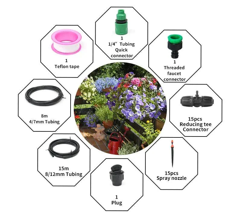 Mist Cooling Automatic Irrigation System