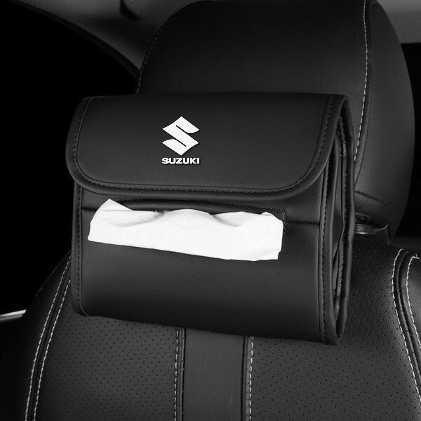 Multi-Functional Creative Car Tissue Box