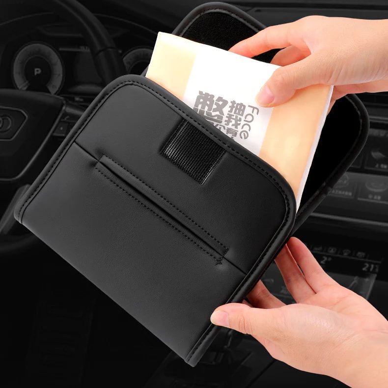 Multi-Functional Creative Car Tissue Box