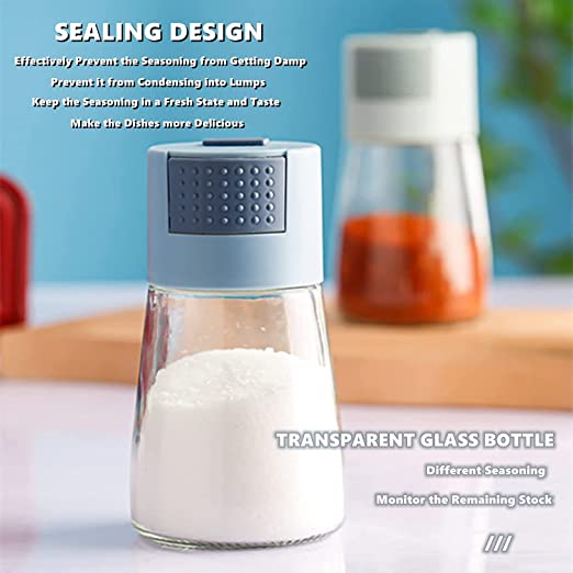 Salt Dispenser Glass Bottle