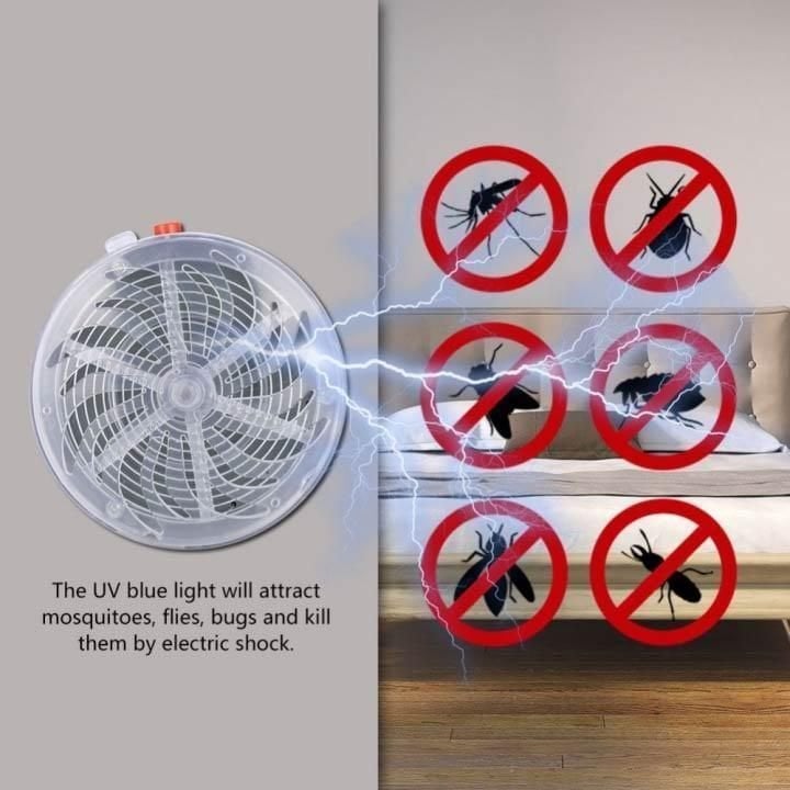 Solar Powered Bug Zapper - No Need for Wiring or Battery Costs