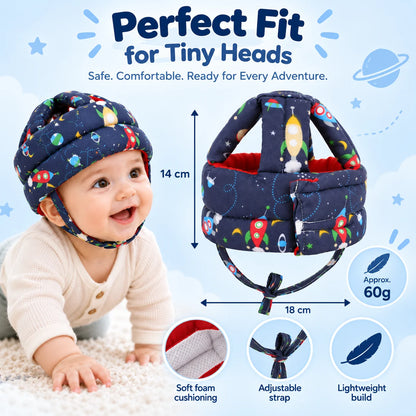 Baby Head Protector | Soft & Lightweight Safety Helmet | Buy 1 Get 1 Free🔥